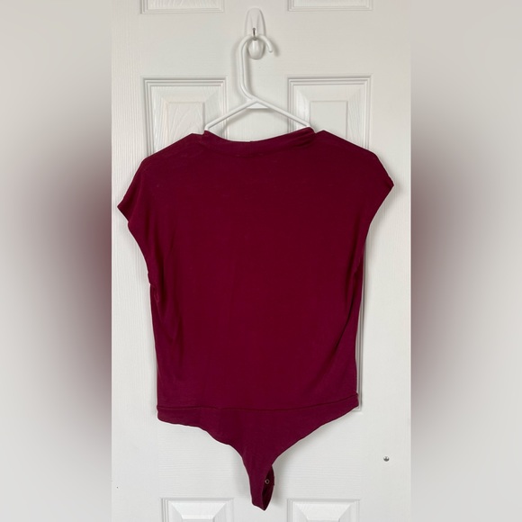 NWT Dynamite Short Sleeve Wrap Body Suit - Picture 4 of 4